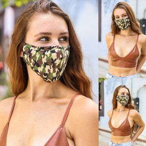 Camouflage Cotton Face Mask